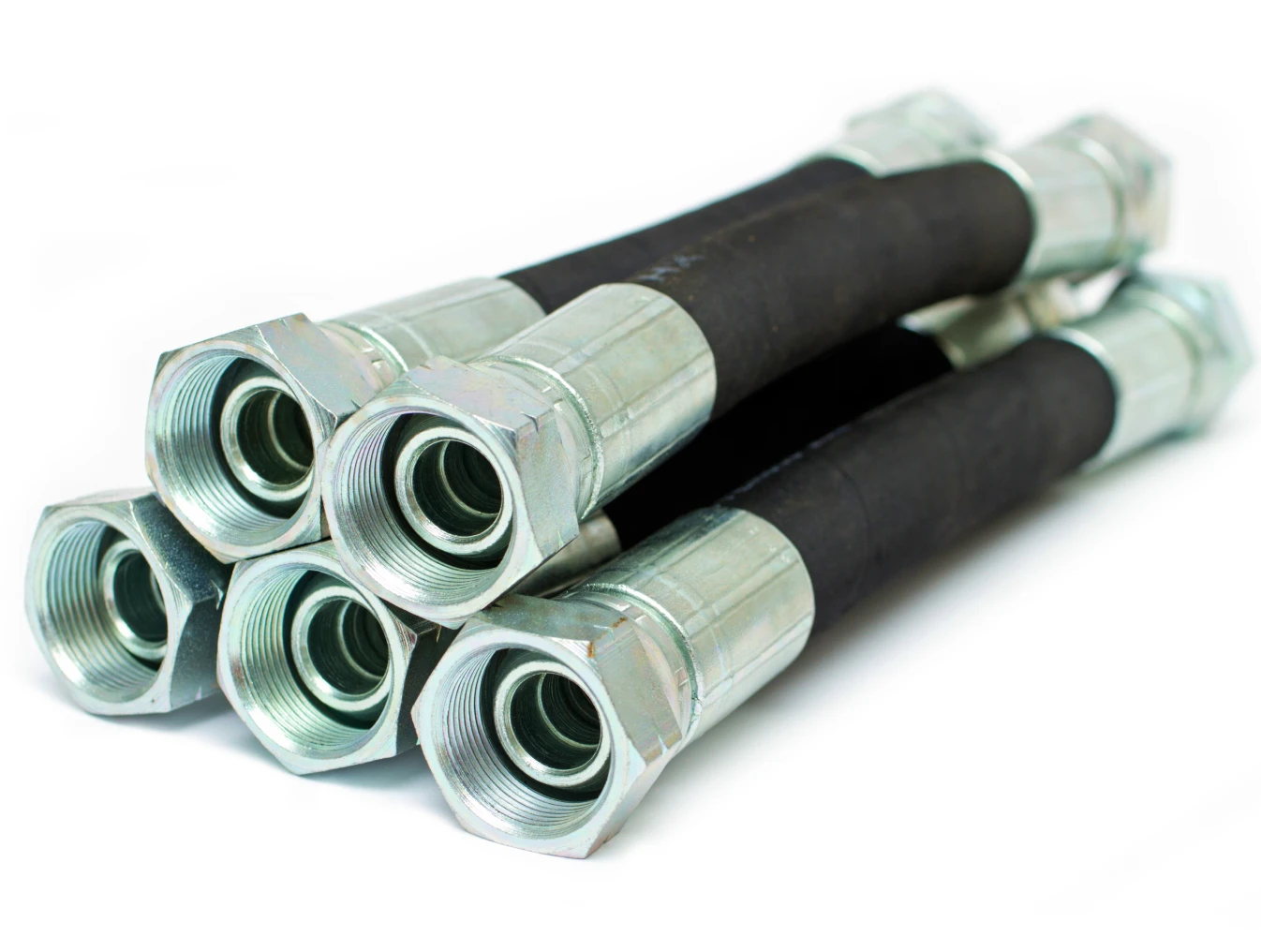 Industrial metal hydraulic hoses